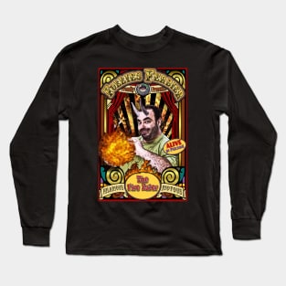 The Fire Eater Sideshow Poster Long Sleeve T-Shirt